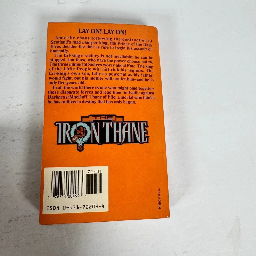 The Iron Thane Jason Henderson‎ 1994 First Printing Fantasy Baen Books Paperback